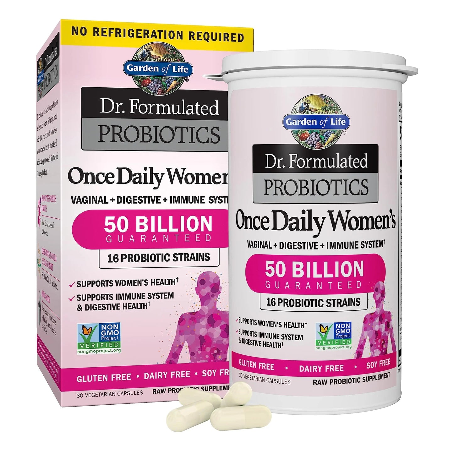 Garden of Life Multivitamin Family Formula 120 Capsules & Dr Formulated Probiotics for Women 30 Capsules Bundle Garden of LifeBuy Supplements Australia