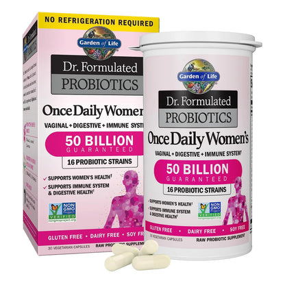 Garden of Life Multivitamin Family Formula 120 Capsules & Dr Formulated Probiotics for Women 30 Capsules Bundle Garden of LifeBuy Supplements Australia