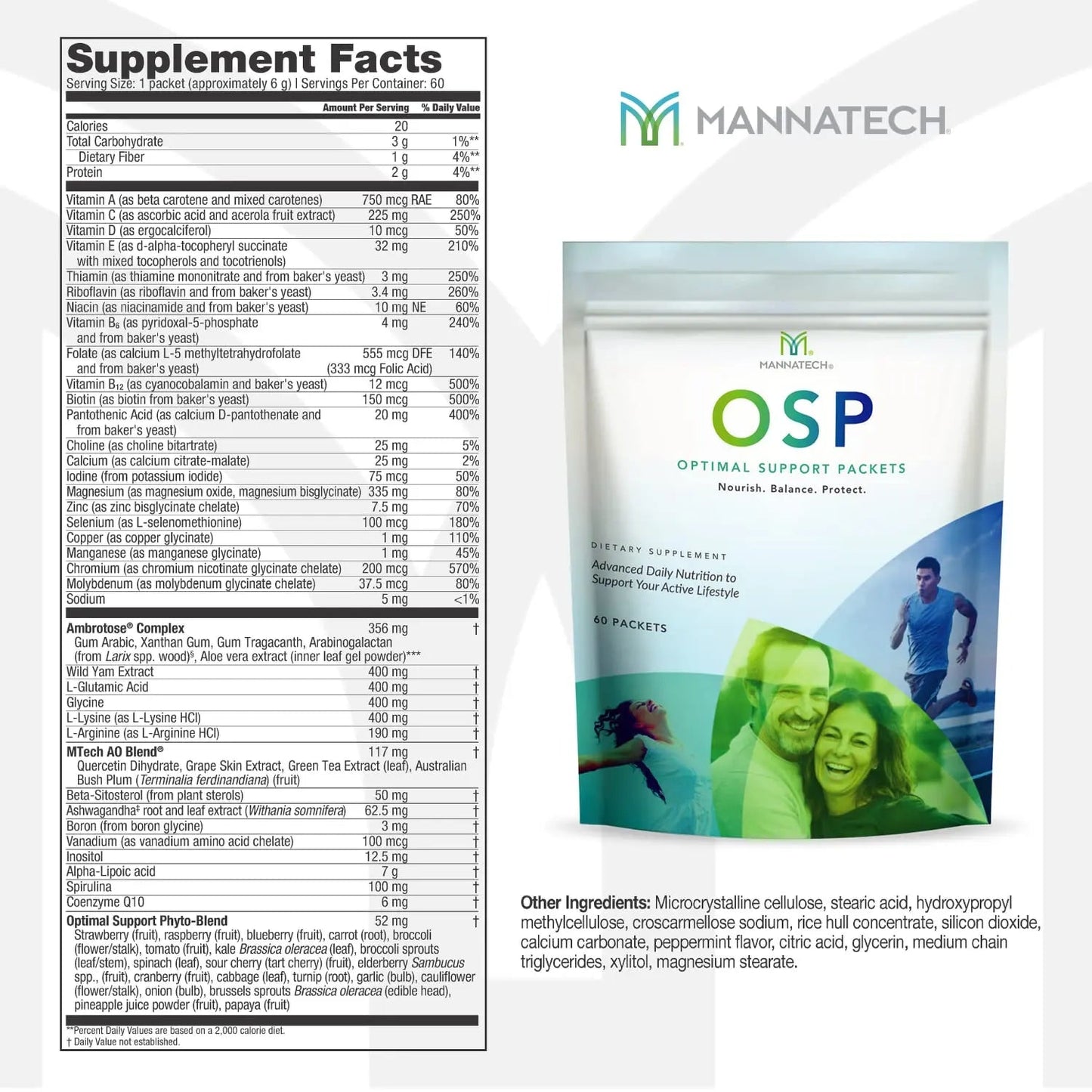 Mannatech More Than Just a Multivitamin, Optimal Support Packets Amazing Self-Care Benefits of OSP Daily Vitamins MannatechBuy Supplements Australia