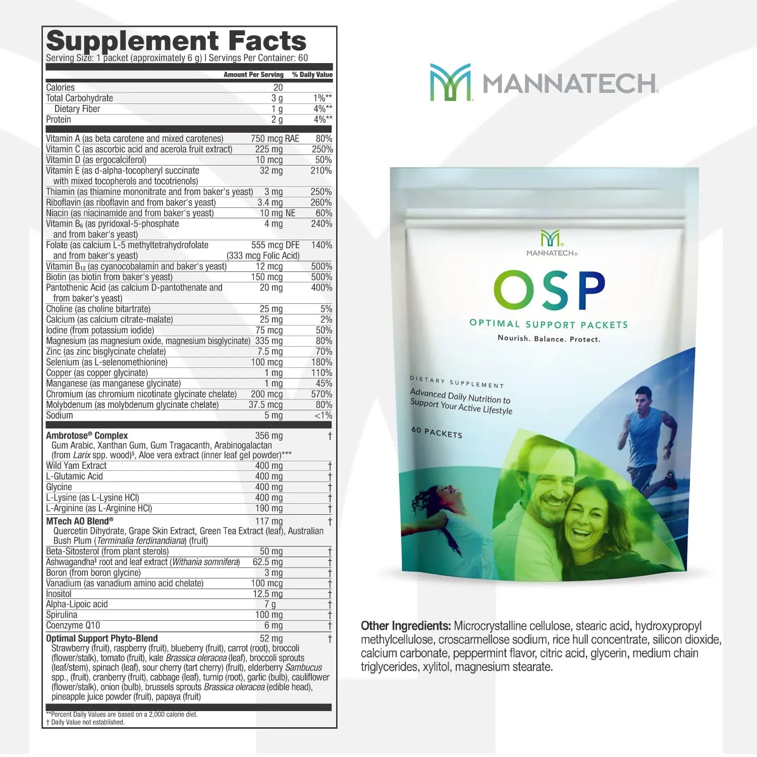 Mannatech More Than Just a Multivitamin, Optimal Support Packets Amazing Self-Care Benefits of OSP Daily Vitamins MannatechBuy Supplements Australia