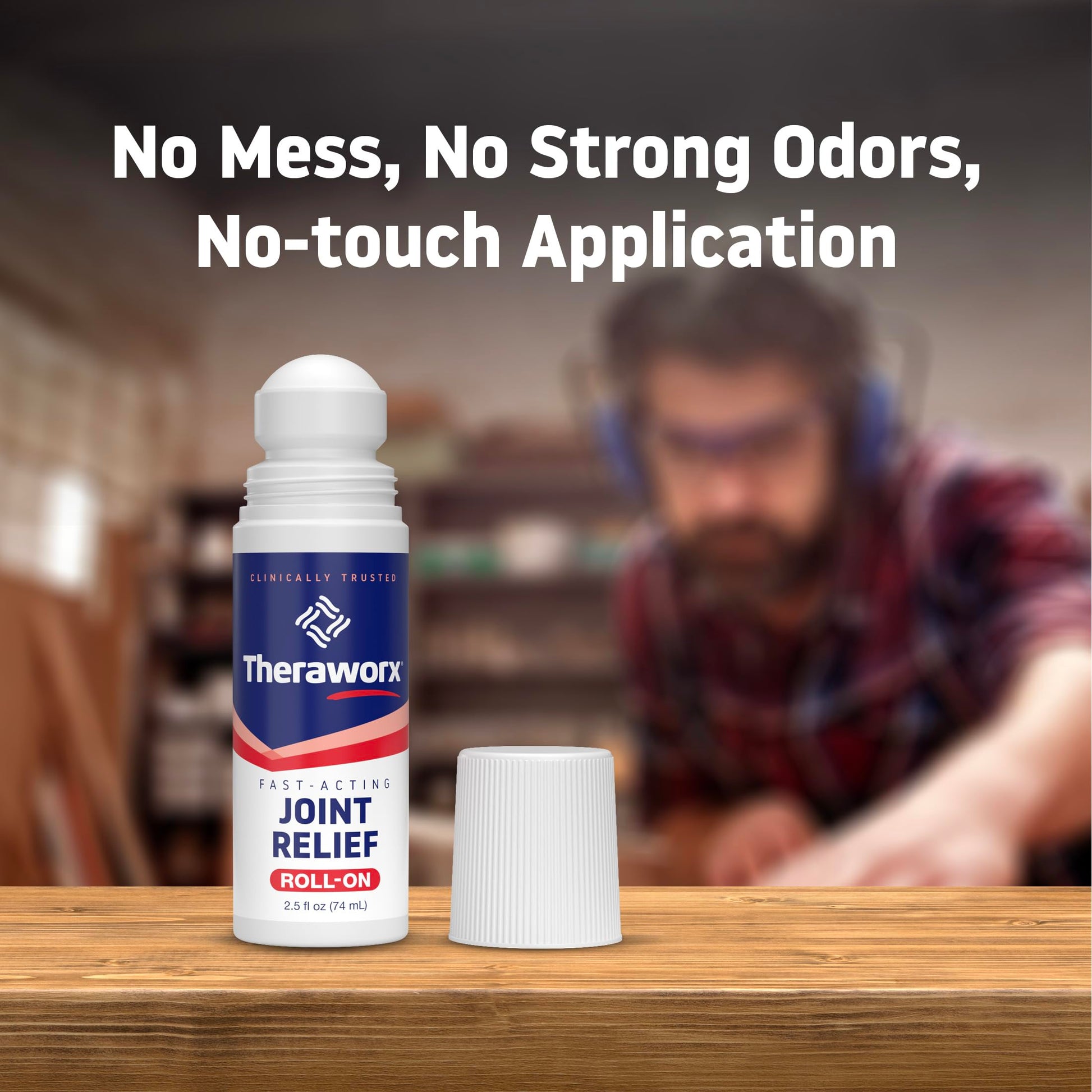 Theraworx Fast-Acting Joint Relief Roll-On Joint Discomfort & Inflammation Relief - 2.5 Oz - 2 Count TheraworxBuy Supplements Australia