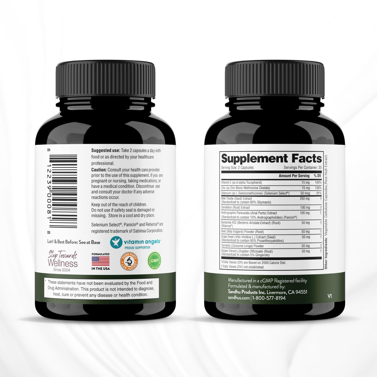 Sandhu's Liver Renew Cleanse Detox, Repair & Support |70 Capsules| 1 Month+ Supply Sandhu'sBuy Supplements Australia
