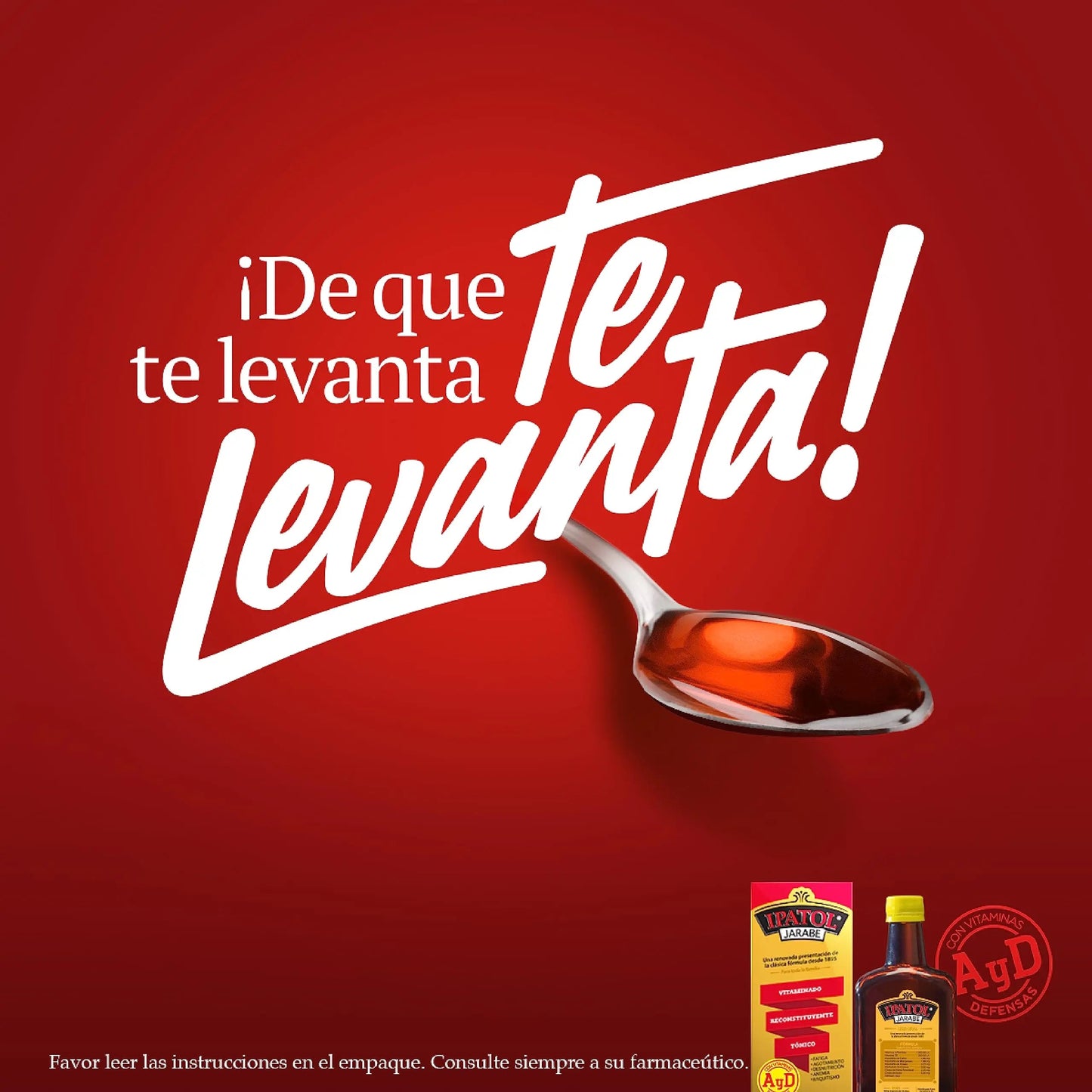 Ipatol, Multivitamin Supplement, Since 1895. Vitamin A, D, Calcium, Iron, Manganese, Sodium, Potassium. Suplemento multivitaminico, Desde 1895 IpatolBuy Supplements Australia