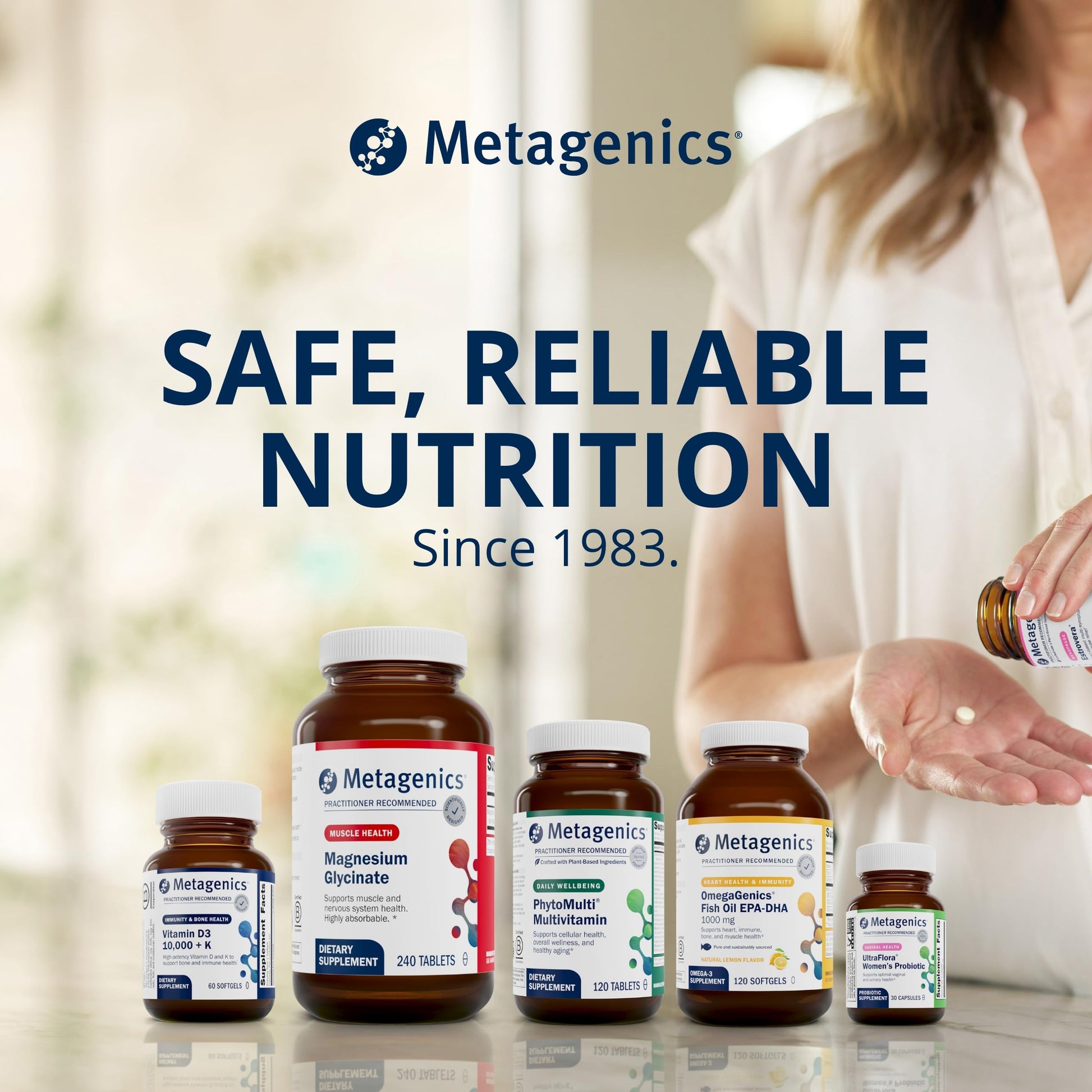 Metagenics HerWellness Recharge Overnight - Women's Sleep Support with Chelated Magnesium, Holy Basil, Zinc & Vitamin C - Supports Relaxation, Stress & Sleep - Non-GMO & Gluten-Free - 60 Tablets MetagenicsBuy Supplements Australia