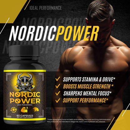 Nordic Power Pills, Official Nordic Power Capsules - Maximum Strength Energy, Stamina and Performance, Premium Formula to Support Overall Well-Being, Natural NordicPower Pastillas Review (2 Pack) IDEAL PERFORMANCEBuy Supplements Australia