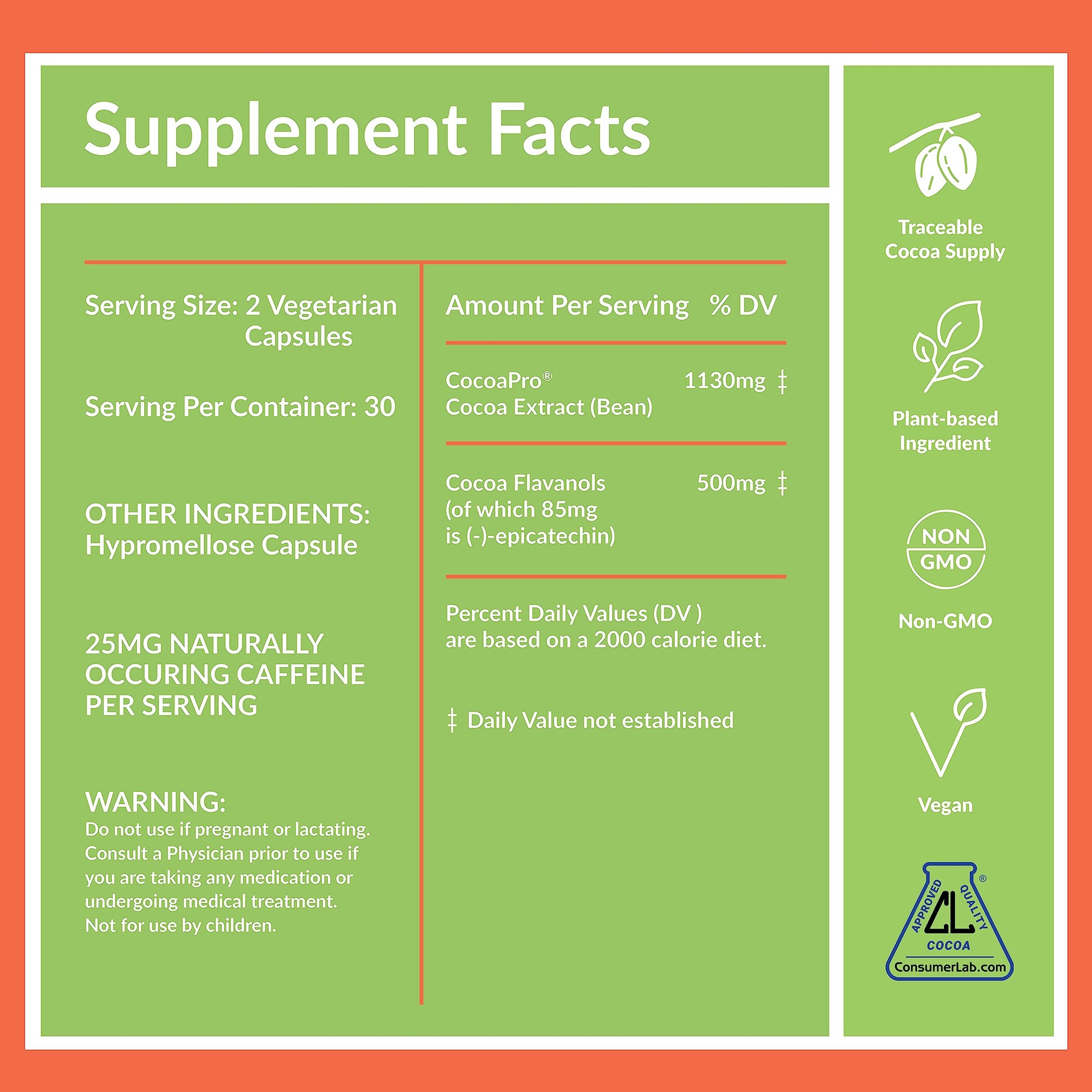 CocoaVia Cardio Health Supplement, 30 Day, 500mg Cocoa Flavanols, Support Heart Health CocoaViaBuy Supplements Australia