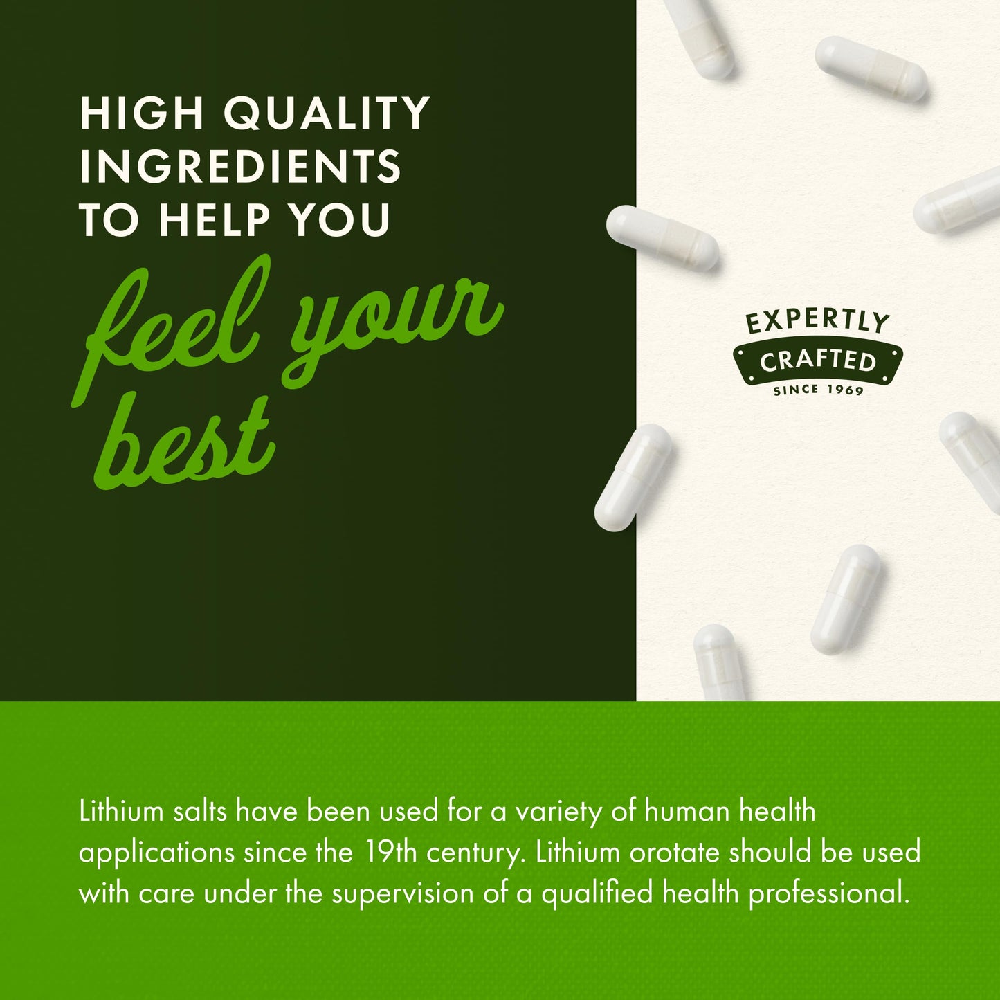 Swanson Lithium Orotate Mood and Memory Support Supplement for Stress-Prone Adults Seeking Emotional Wellness