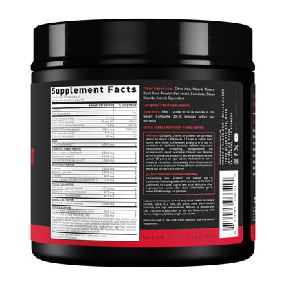 Kaged Stimulant Free Pre Workout Powder | Fruit Punch | Pre-Kaged | Formulated with Creatine, Beta Alanine | No Jitters | 20 Servings