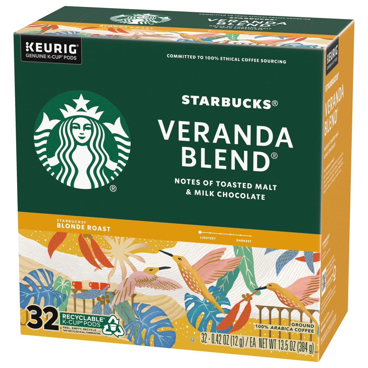 Starbucks Veranda Blend Coffee K-Cups,4/24 Pack-96 K-Cups StarbucksBuy Supplements Australia