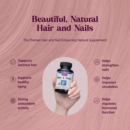 Dragon Herbs Hair and Nails | All Natural Supplement to Support Hair, Nails, Healthy Aging, and Circulation | All Natural Ingredients, Non-GMO (100 Capsules, 500 mg Per Capsule) Dragon HerbsBuy Supplements Australia
