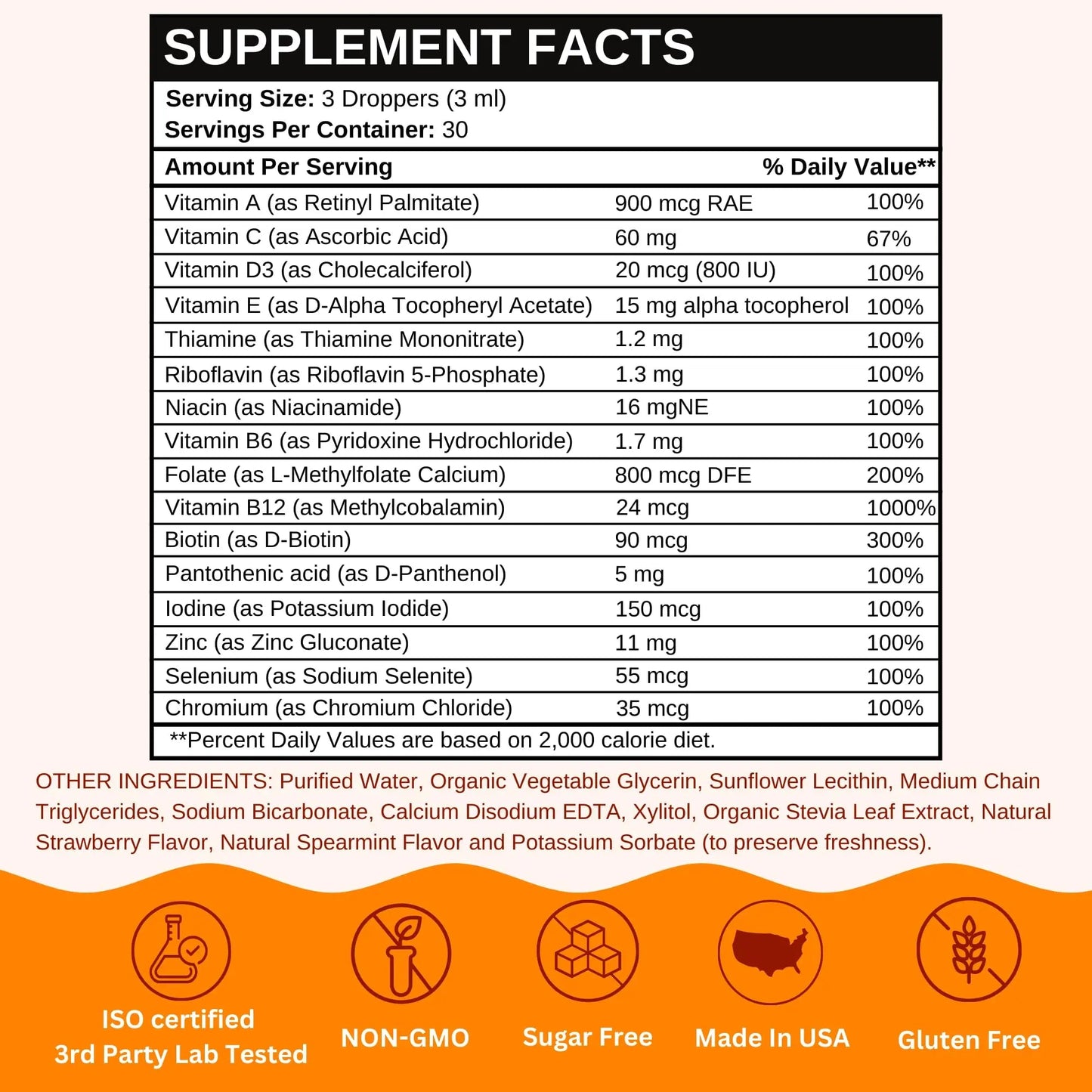 Vitaminally Women’s 50+ Liposomal Liquid Multivitamin – 16 Essential Vitamins & Minerals for Energy, Bone & Immune Support Vitaminally