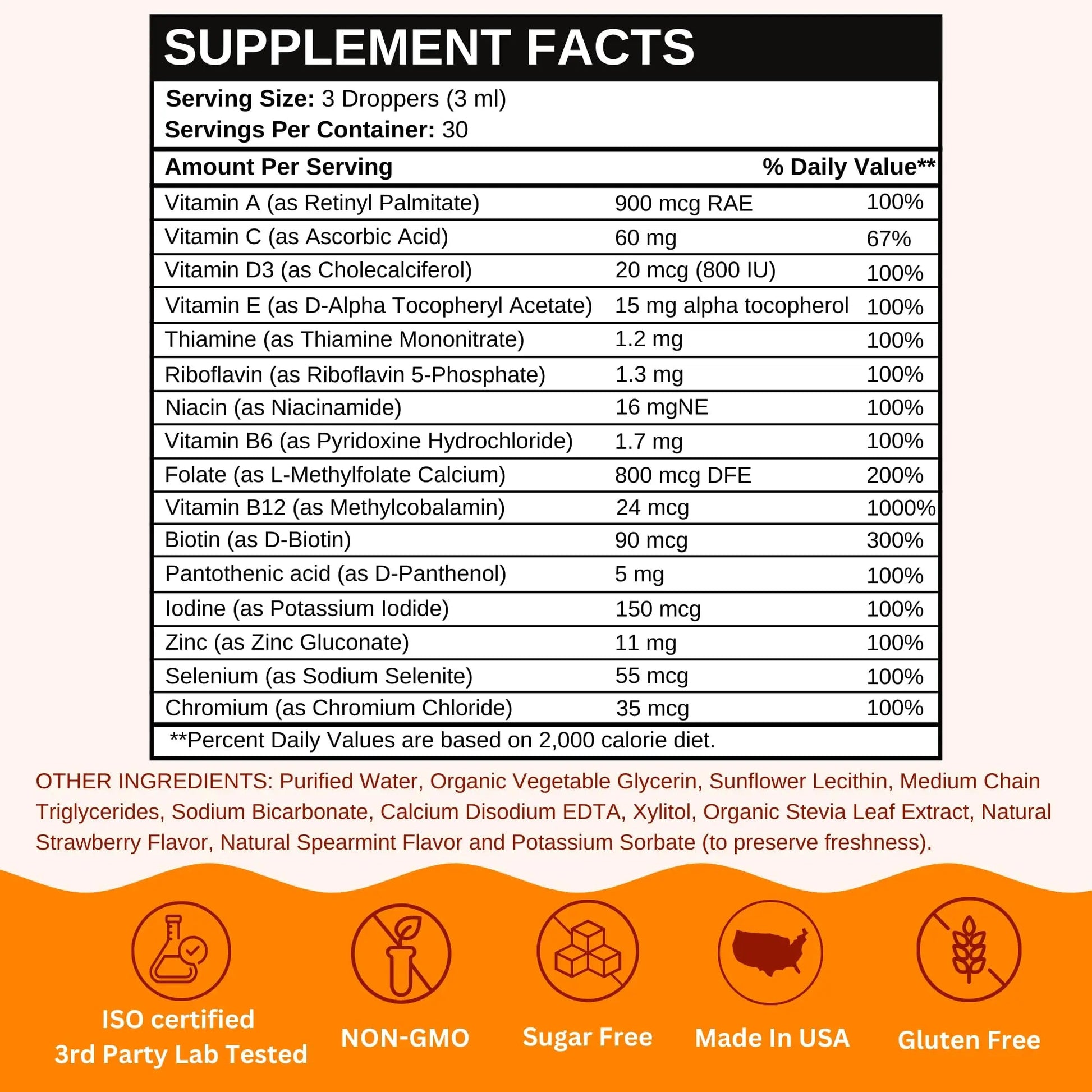 Vitaminally Women’s 50+ Liposomal Liquid Multivitamin – 16 Essential Vitamins & Minerals for Energy, Bone & Immune Support Vitaminally