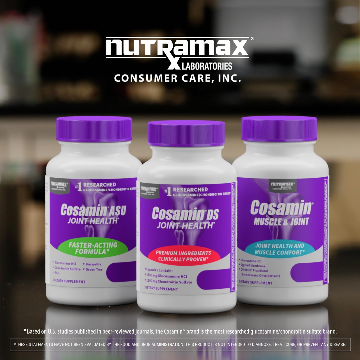 Nutramax Laboratories Cosamin® DS Joint Health Supplement with Glucosamine & Chondroitin for Adult Men & Women, Joint Supplement, 180 Capsules Nutramax LaboratoriesBuy Supplements Australia