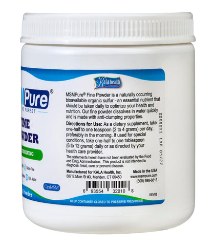 KALA HEALTH MSMPure Fine Powder 1lb and Muscle & Joint Cream 2oz Bundle KALA HEALTHBuy Supplements Australia