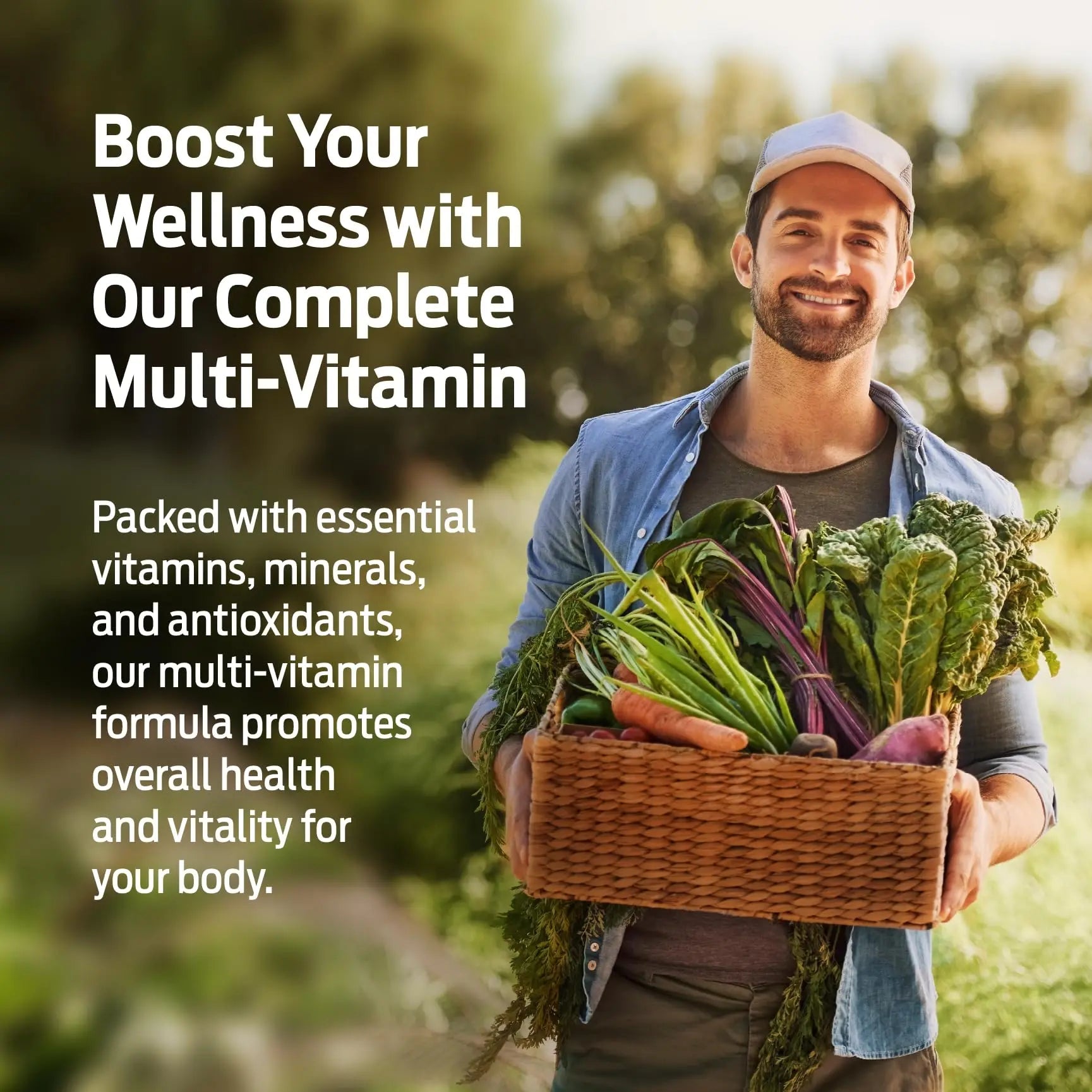 ForestLeaf Daily Vitamin Multivitamin for Men, Multi-Vitamin for Men - Mens Multivitamins & Multiminerals Supplement | ForestLeaf