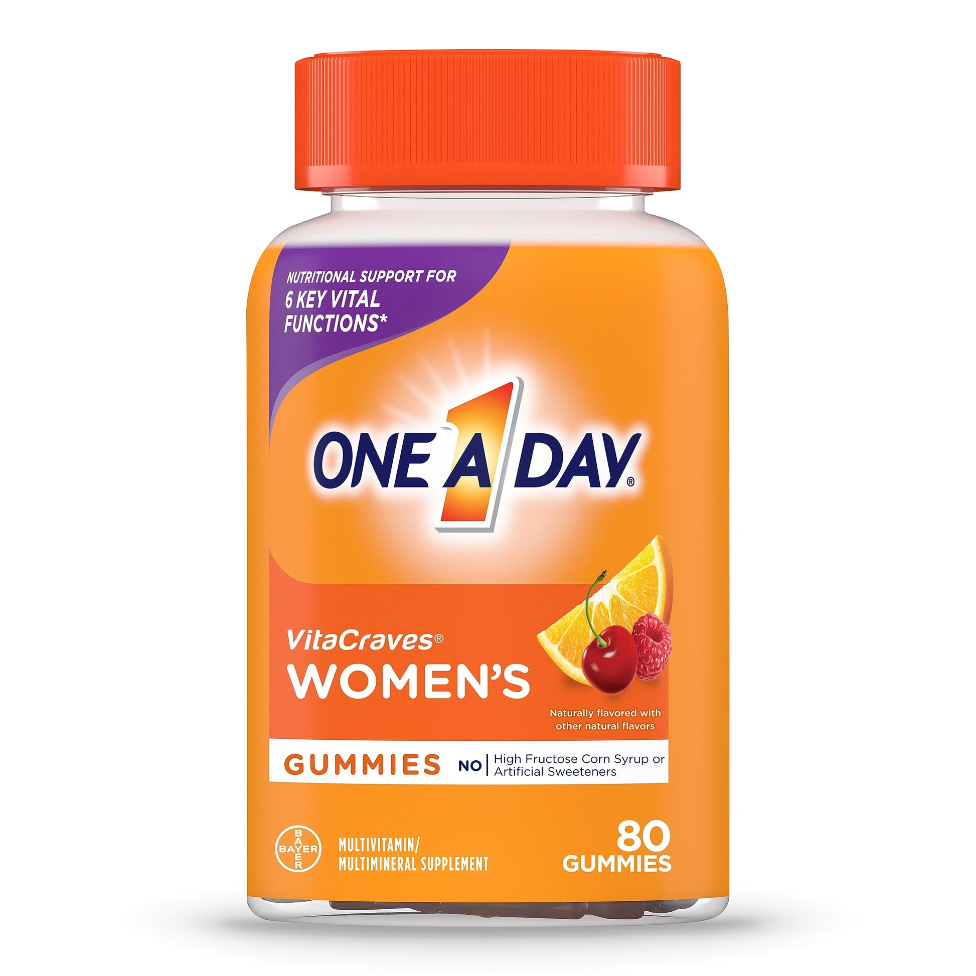 One A Day Women’s Multivitamin Gummies, Supplement with Vitamin A, C, D, E and Zinc 