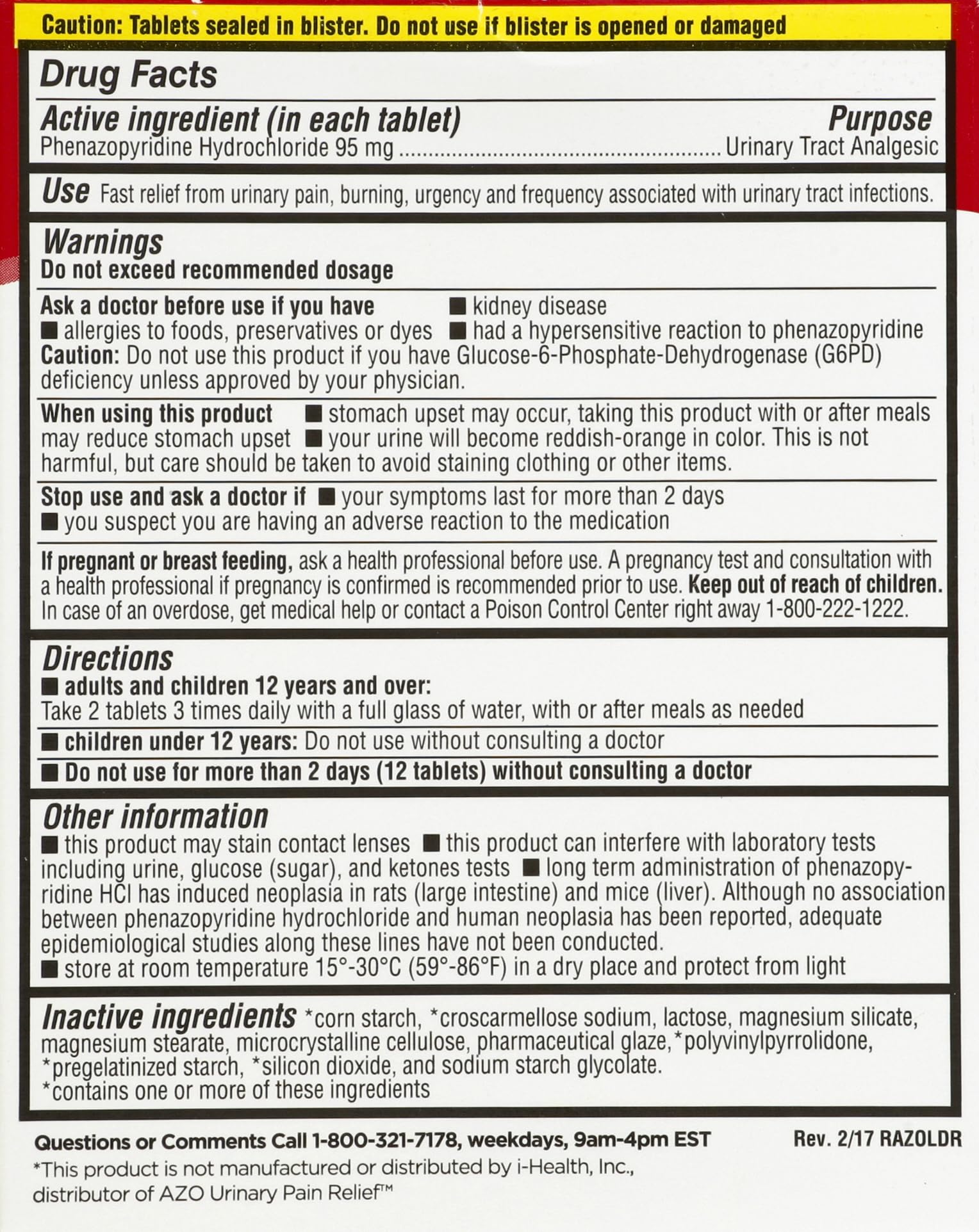 LEADER Urinary Maximum Strength, Fast Action for Burning & Urgency, Phenazopyridine Hydrochloride 95 mg, 30 Tablets, 4-Pack LeaderBuy Supplements Australia