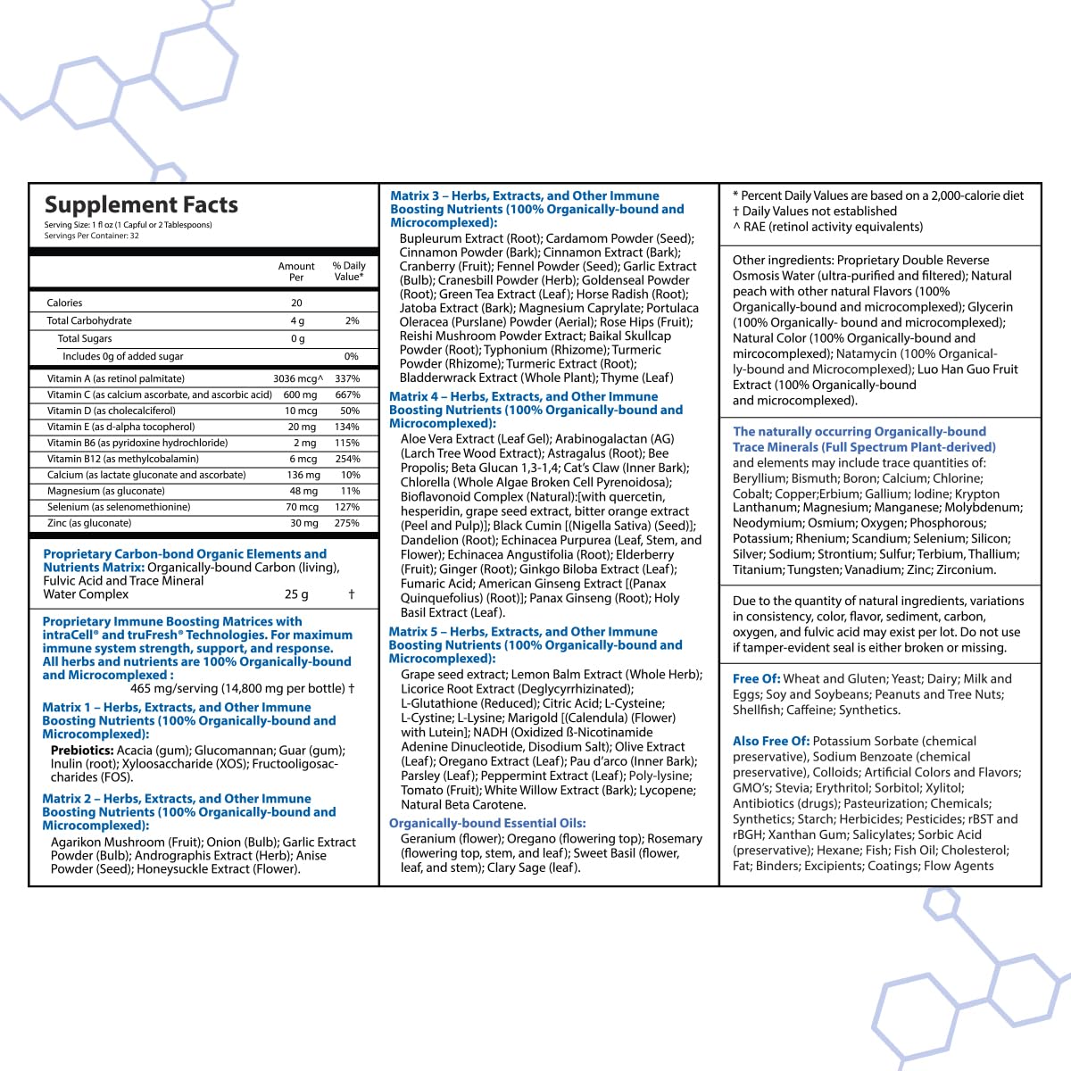 Drucker Labs -intraIMMUNE Organic Liquid Daily Immune & Defense Support, Multivitamin, Elderberry, Echinacea, Zinc, Vitamin D, C E, Vegan, Non GMO, Gluten Free (32 oz., Sugar Free Peach Berry) intraIMMUNEBuy Supplements Australia