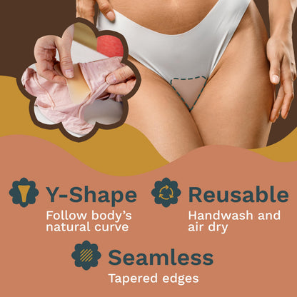Camel Toe Concealer | Seamless Camel Toe Hider, Anti Camel Toe Cover Silicone Insert, No Camel Toe Nia VertueBuy Supplements Australia