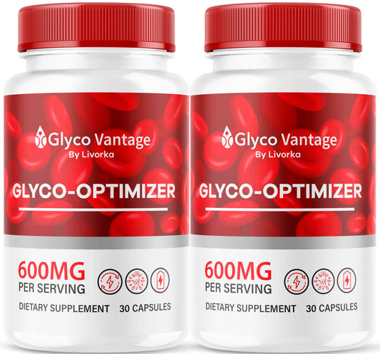 (2 Pack) Glyco Vantage Glyco Optimizer, Glyco Vantage, Glyco Vantage Capsules, Glyco Vantage Joint Optimizer, GlycoVantage Glyco Optimizer Pills, Glyco Vantage Support, 60 Capsules For 2 Months LIVORKABuy Supplements Australia