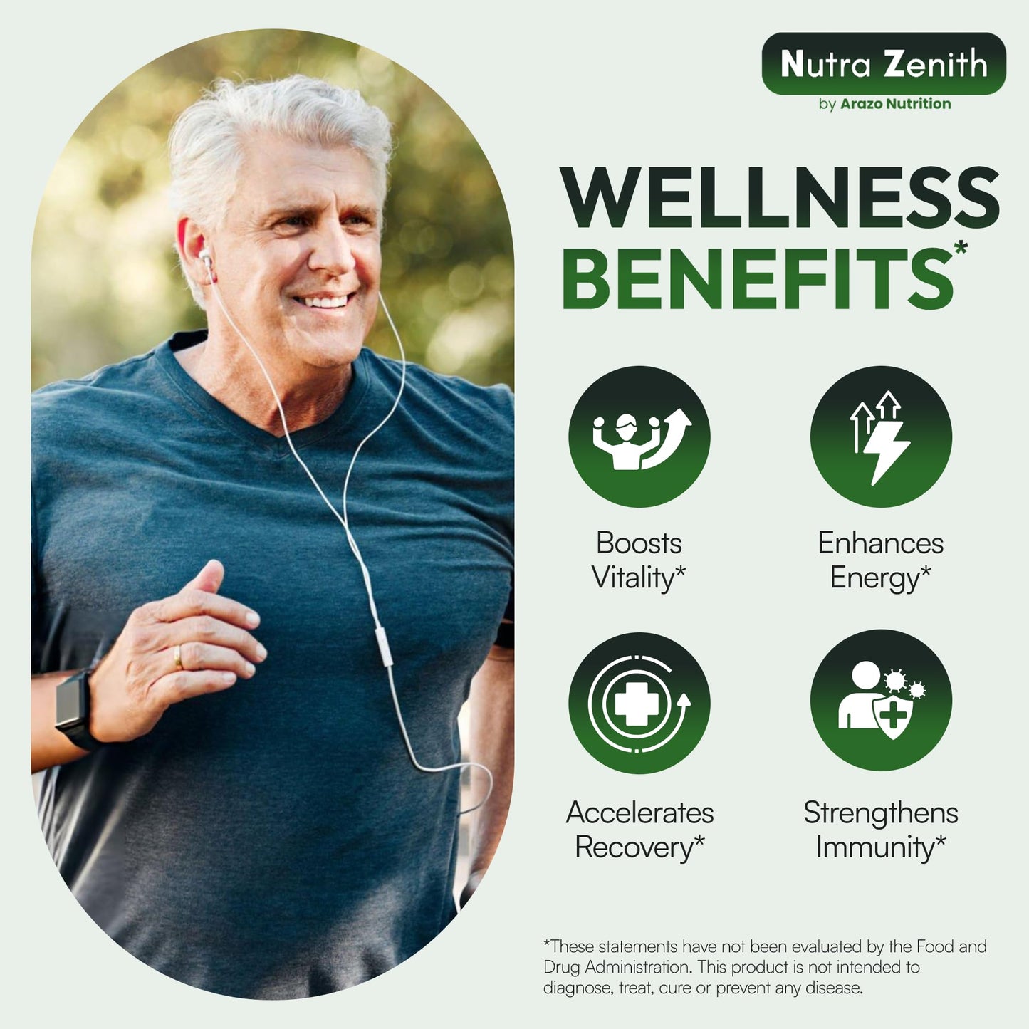 AKG Anti-Aging & Energy Boost Supplement with Vitamin B6, Vitamin C & L-Arginine – 60 Capsules for Youthful Skin, Cellular Renewal & Vitality Support Arazo NutritionBuy Supplements Australia