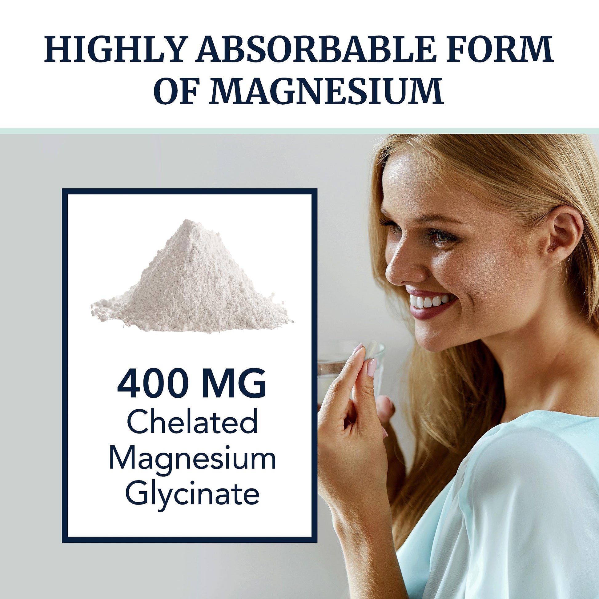 Magnesium Glycinate 400mg | Chelated Bisglycinate for Muscle Relaxation, Bones Nobi NutritionBuy Supplements Australia