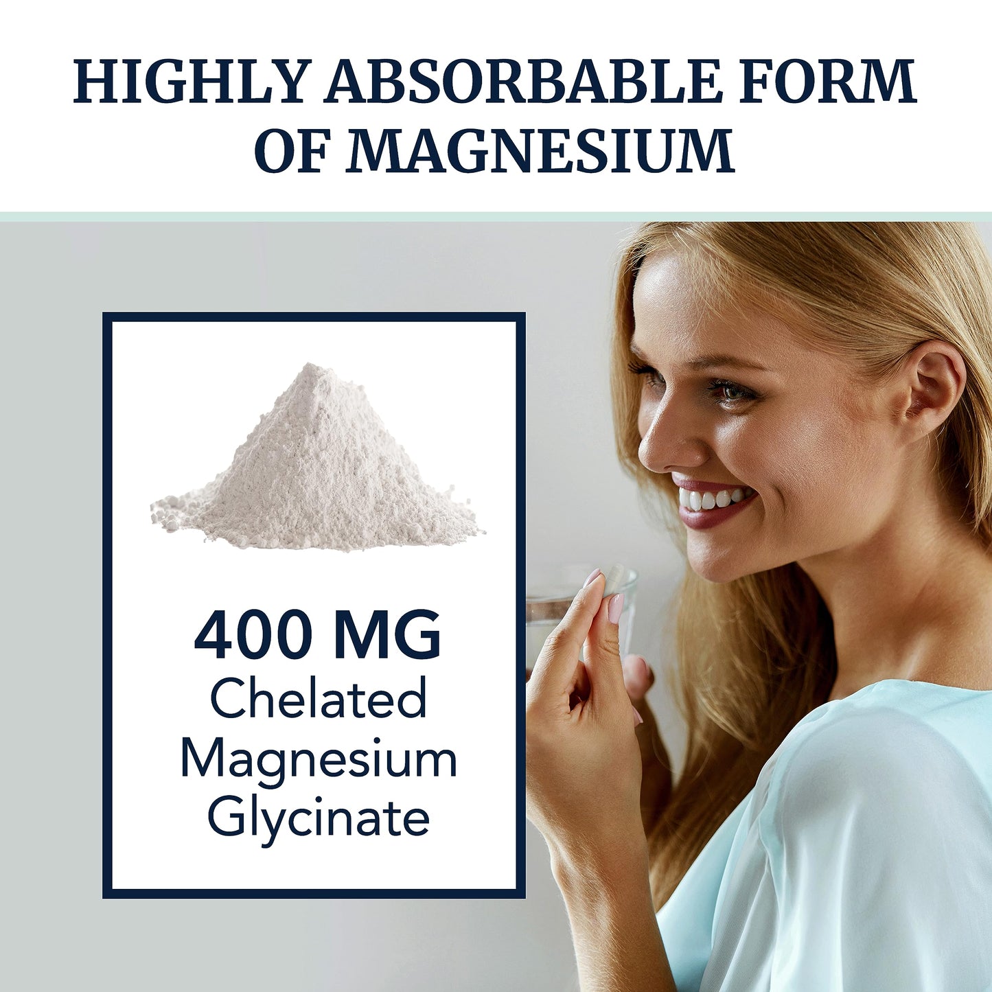 Magnesium Bisglycinate 400mg | Chelated Bisglycinate for Muscle Relaxation, Bones Nobi NutritionBuy Supplements Australia