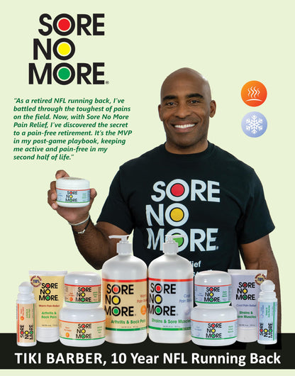 Sore No More Warm Arthritis Pain Relief Cream – Targeted Reliever for Back, Neck, Hands & Feet – Soothing & Fast-Acting Formula for Aches and Pains – Non-Greasy with Orange Aroma – 8 oz Sore No MoreBuy Supplements Australia