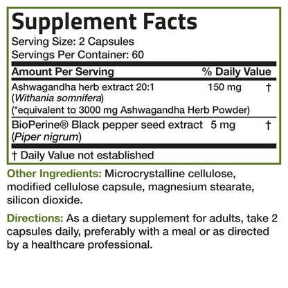 Bronson Ashwagandha Extra Strength Stress & Mood Support with BioPerine BronsonBuy Supplements Australia