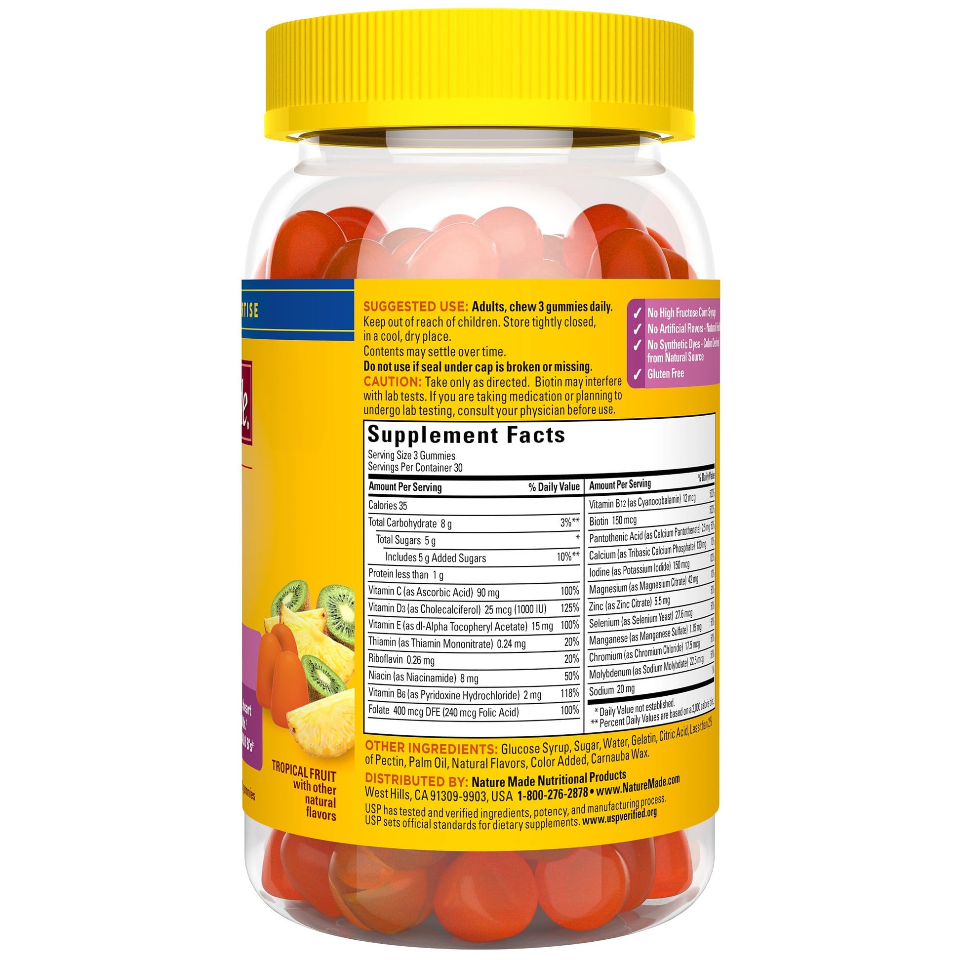 Nature Made Advanced Womens Gummy Multivitamins with Magnesium Citrate, Calcium, B Vitamins, Multivitamin Gummies for Women, 90 Multi Vitamin Gummies, 30 Day Supply Nature MadeBuy Supplements Australia