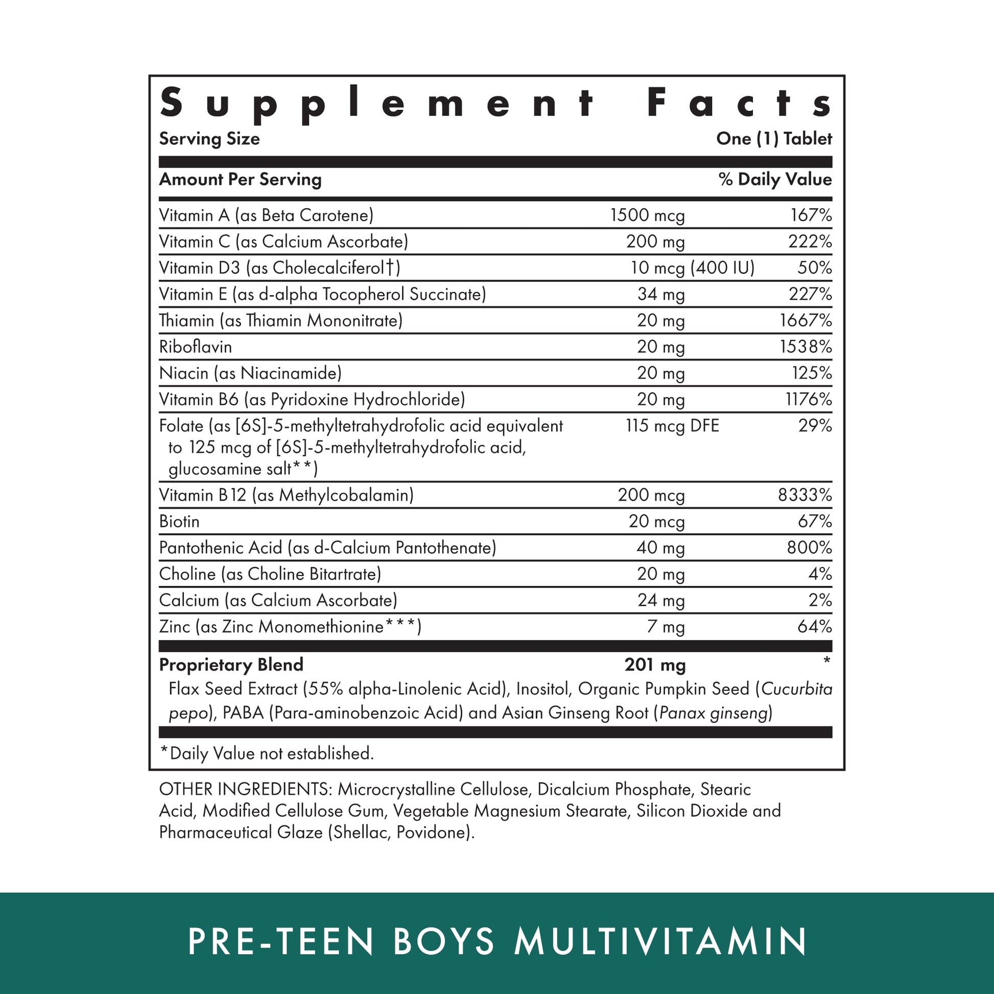 Michael's Health Naturopathic Programs Pre-Teen Boys Daily Multivitamin - 60 Vegetarian Tablets - With Male Herbal Blend - Kosher - 60 Servings MICHAEL'SBuy Supplements Australia