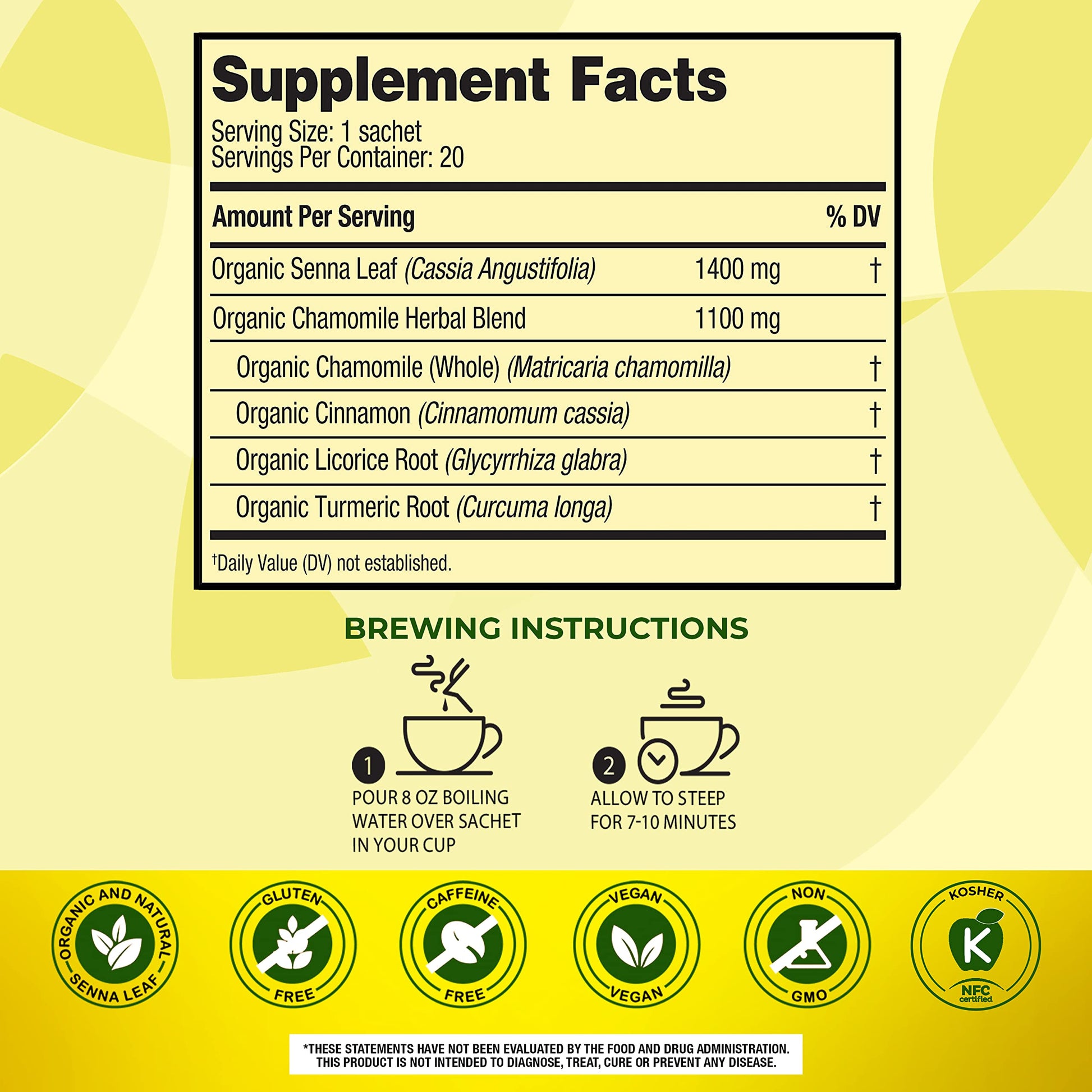 Senokot Dietary Supplement, Natural and Organic Senna Leaf, Laxative Tea for Occasional SenokotBuy Supplements Australia