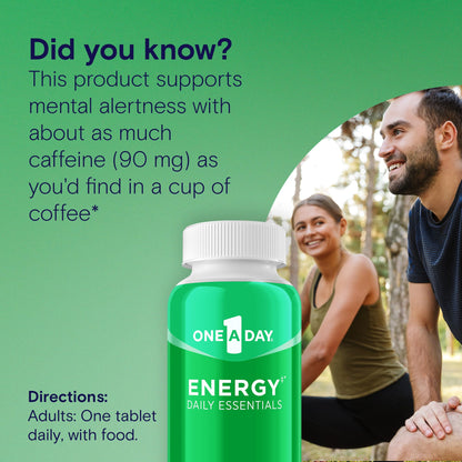 One A Day Energy Daily Essentials Multivitamin, Energy Supplement to Support Mental Alertness and Immune Health ONE A DAYBuy Supplements Australia