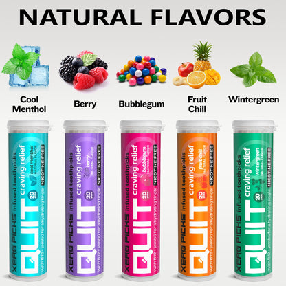 Xero Picks Infused Flavored Toothpicks to Help Quit Smoking - Nicotine Xero PicksBuy Supplements Australia