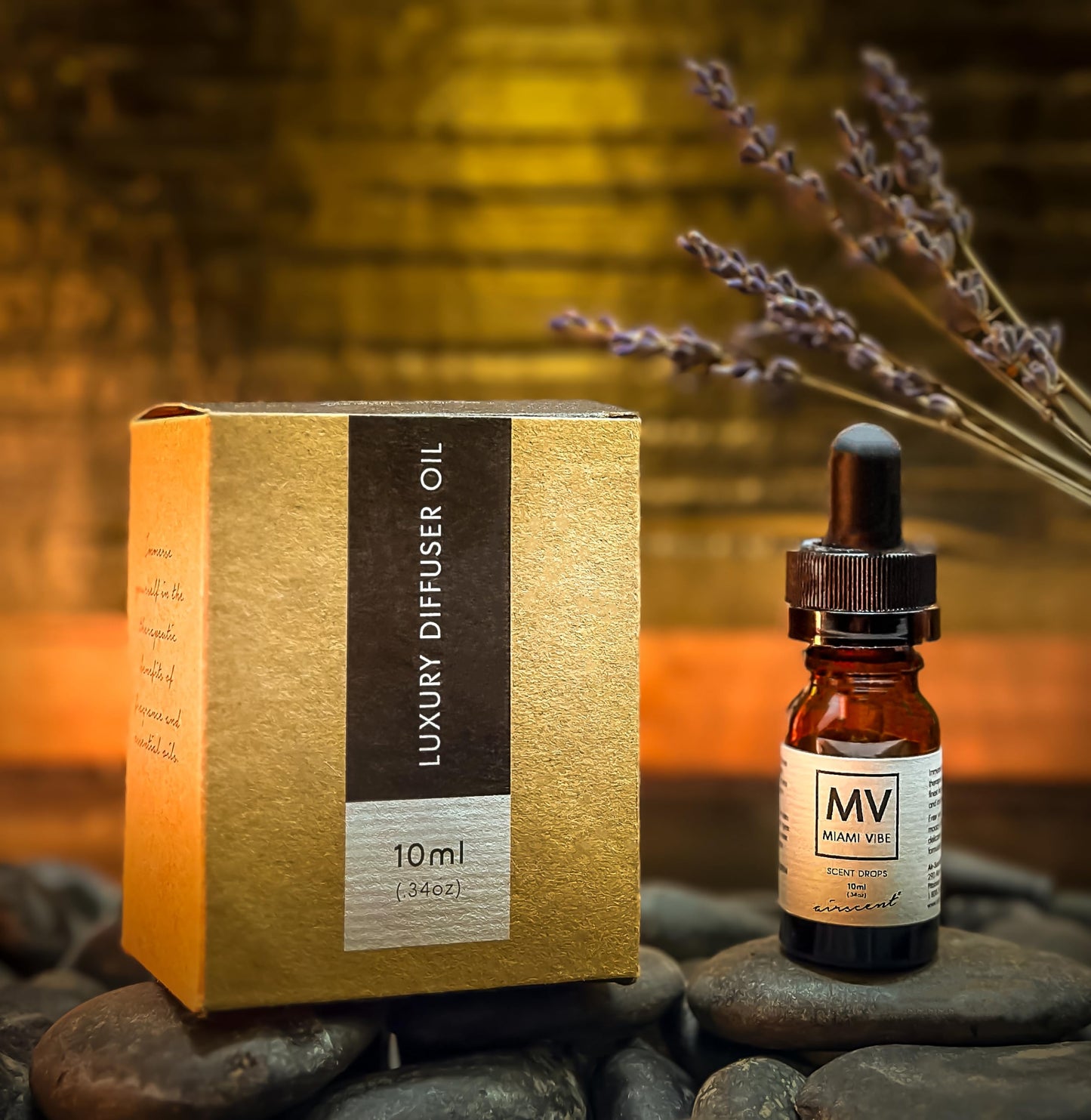 Miami Vibe Diffuser Oil - Air-Scent Fragrance for Aroma Oil Diffusers - 10 Milliliter (.34 fl oz) Bottle Air-ScentBuy Supplements Australia
