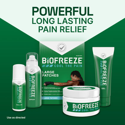 Biofreeze Dry Stick, Mess-Free Relief for Neck, Shoulder, Knee, Hip, Hand & Joint, Cooling Menthol Pain Relief Stick, Up to 100 Uses BiofreezeBuy Supplements Australia