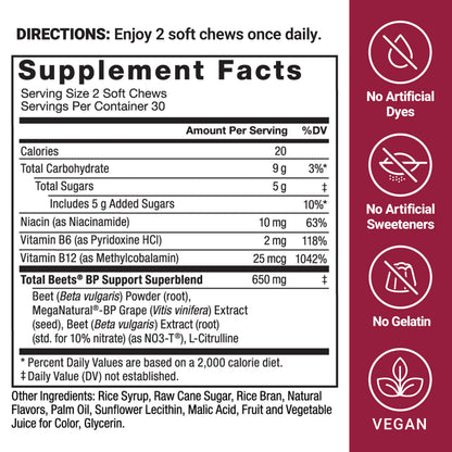 FORCE FACTOR Total Beets Blood Pressure Support Supplement, Beets Supplements Force FactorBuy Supplements Australia