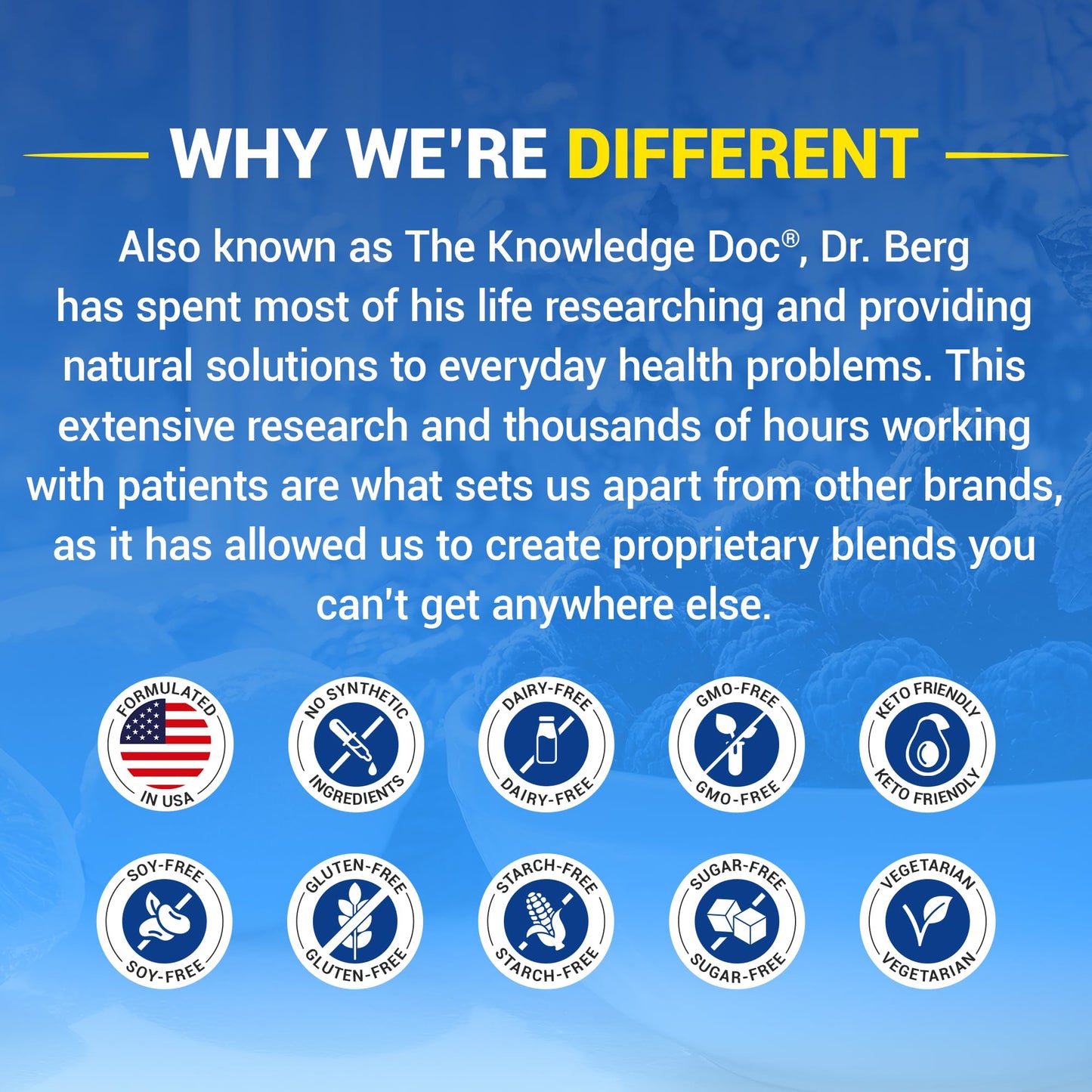 Dr. Berg Magnesium Glycinate Powder for Sleep, Relaxation, & Stress Relief - Now Includes Vitamin D3 & Zinc - Delicious Raspberry & Lemon Flavor (50 Servings) Magnesium Powder - Magnesium Drink Powder
