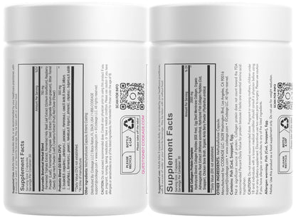 Codeage Multi Collagen Protein Capsules & Probiotics for Women Bundle | Multi Collagen Pills, Collagen Types I, II, II, V & X, 90 Count | Prebiotics & Probiotics for Women - Soy & Dairy Free, 60 Count CodeageBuy Supplements Australia