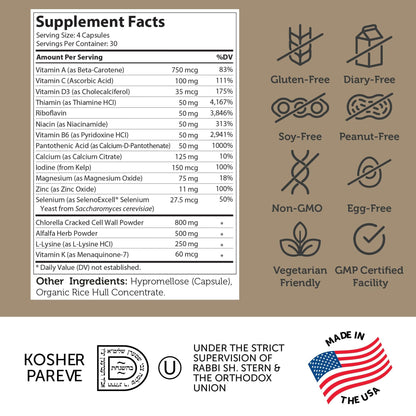 Zahler - Height Factor Healthy Growth Support Vitamin & Mineral Capsules (120 Count) - Kosher Height & Growth Supplement for Kids, Teens & Young Adults - Grow Taller Growth Hormone Support Nutrients ZahlerBuy Supplements Australia