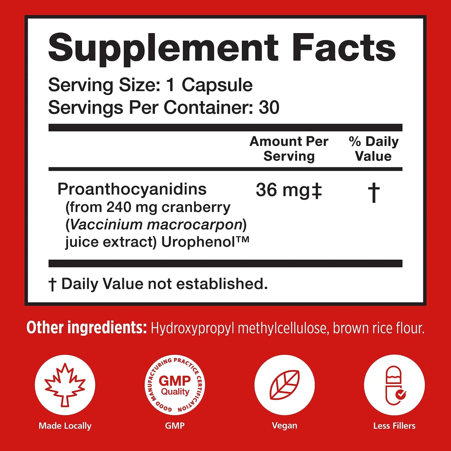20% Bundle Utiva Cranberry PACs 30 Vegi Capsules Cranberry Supplement for Urinary Tract Health for Women and Men + Utiva D-Mannose 500mg 120 Capsules Naturally Flush The Bladder and Urinary Tract Szio+Buy Supplements Australia