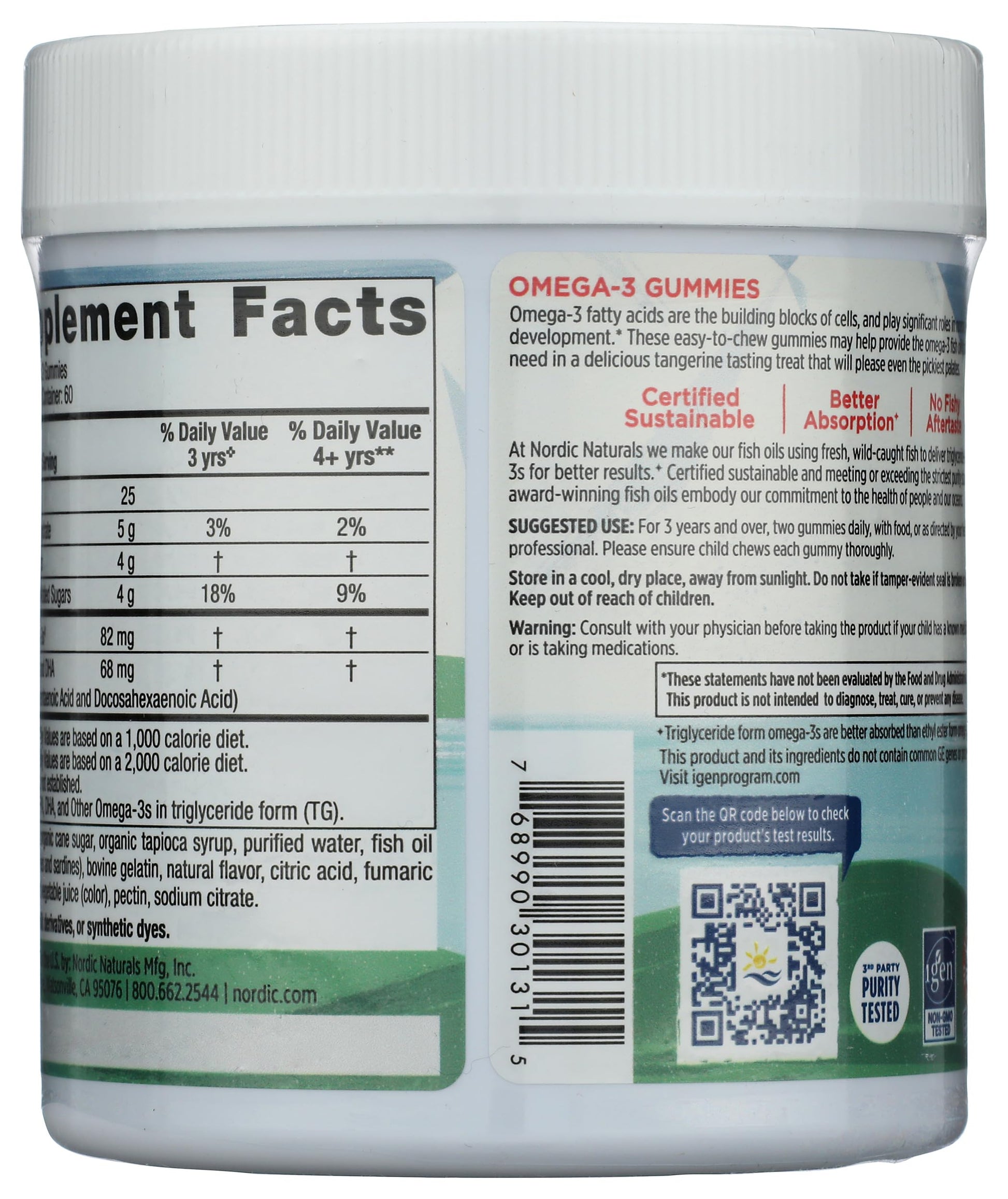 Nordic Naturals Nordic Omega 3 Gummies, 120 Ct Nordic NaturalsBuy Supplements Australia