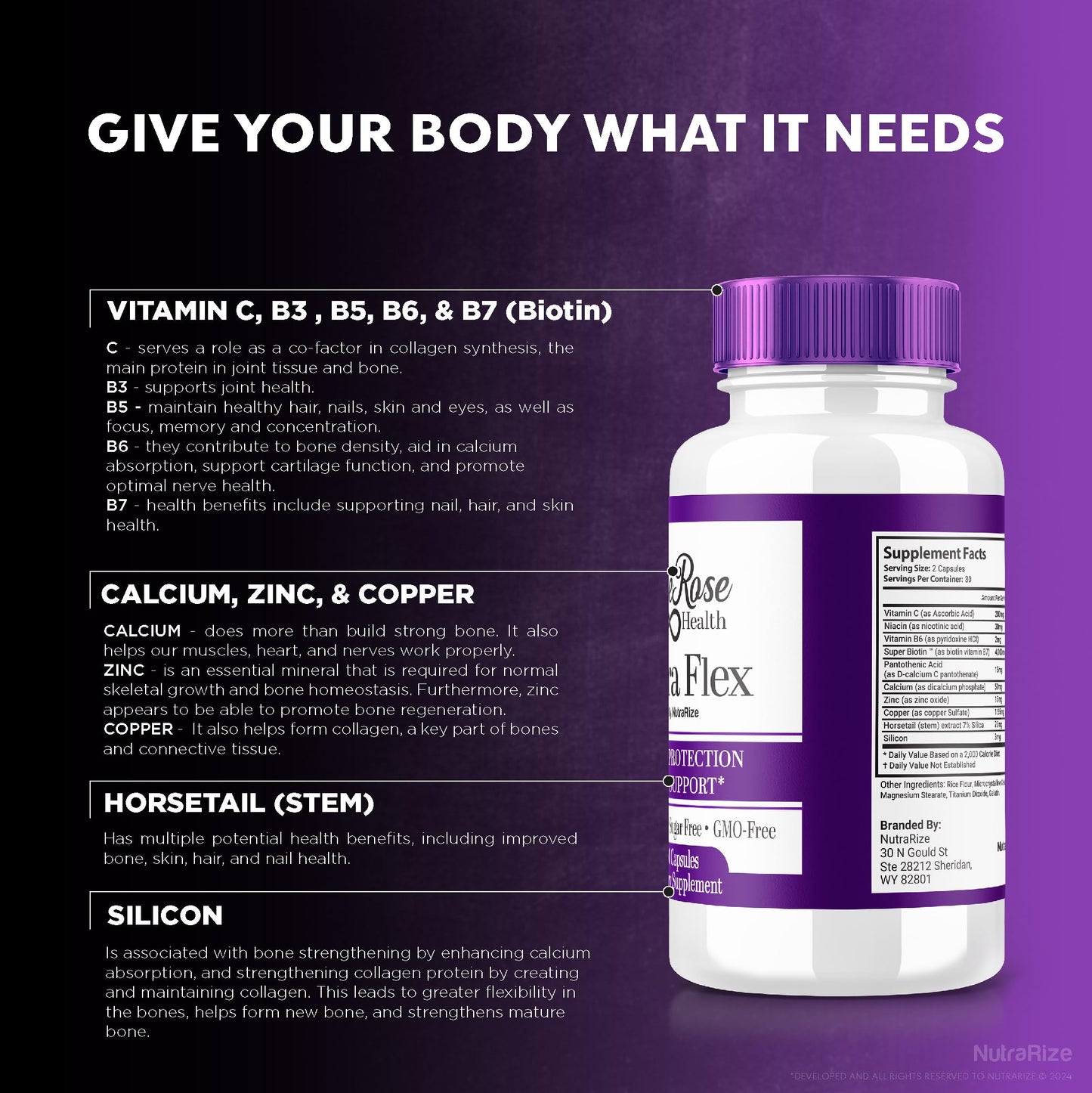(2 Pack) Ultra Flex Capsules, Advanced Joint Support Supplement, Ultra Flex Natural Joint Health Formula, Max Strength Pills for Joint Wellness and Mobility, UltraFlex Vitamin Reviews (120 Capsules) NutraRizeBuy Supplements Australia