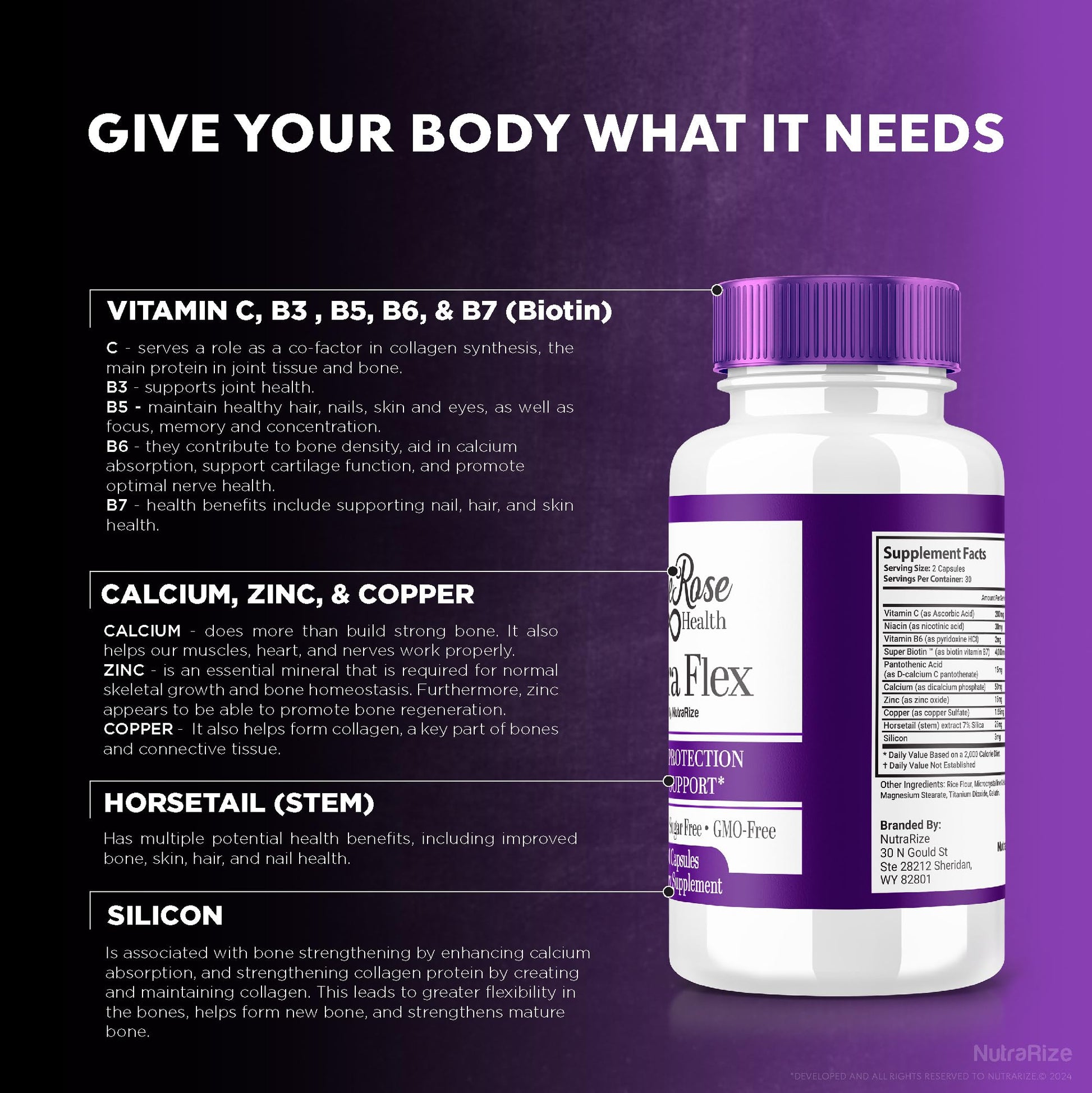 (2 Pack) Ultra Flex Capsules, Advanced Joint Support Supplement, Ultra Flex Natural Joint Health Formula, Max Strength Pills for Joint Wellness and Mobility, UltraFlex Vitamin Reviews (120 Capsules) NutraRizeBuy Supplements Australia