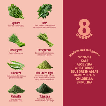 8Greens Supergreens Gummies | Super Greens Powder Superfood Gummy for Metabolism, Immunity & Focus, Digestive Health Enzymes, Organic: Chlorella, Spirulina, Aloe Vera, Peach Flavor, 200 Count 8GreensBuy Supplements Australia