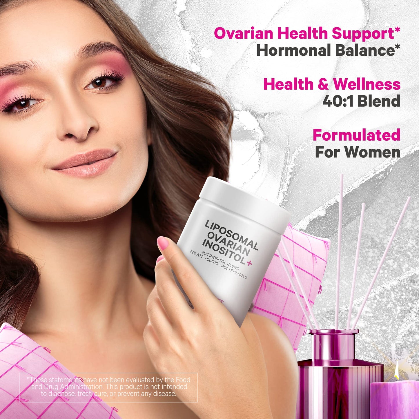 Codeage Liposomal Ovarian Inositol + Supplement - Myo-Inositol, D-Chiro-Inositol CodeageBuy Supplements Australia