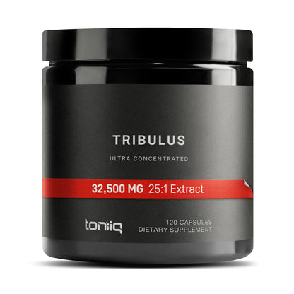 Toniiq Ultra High Strength Tribulus Capsules - 95% Steroidal Saponins - 1300mg Concentra