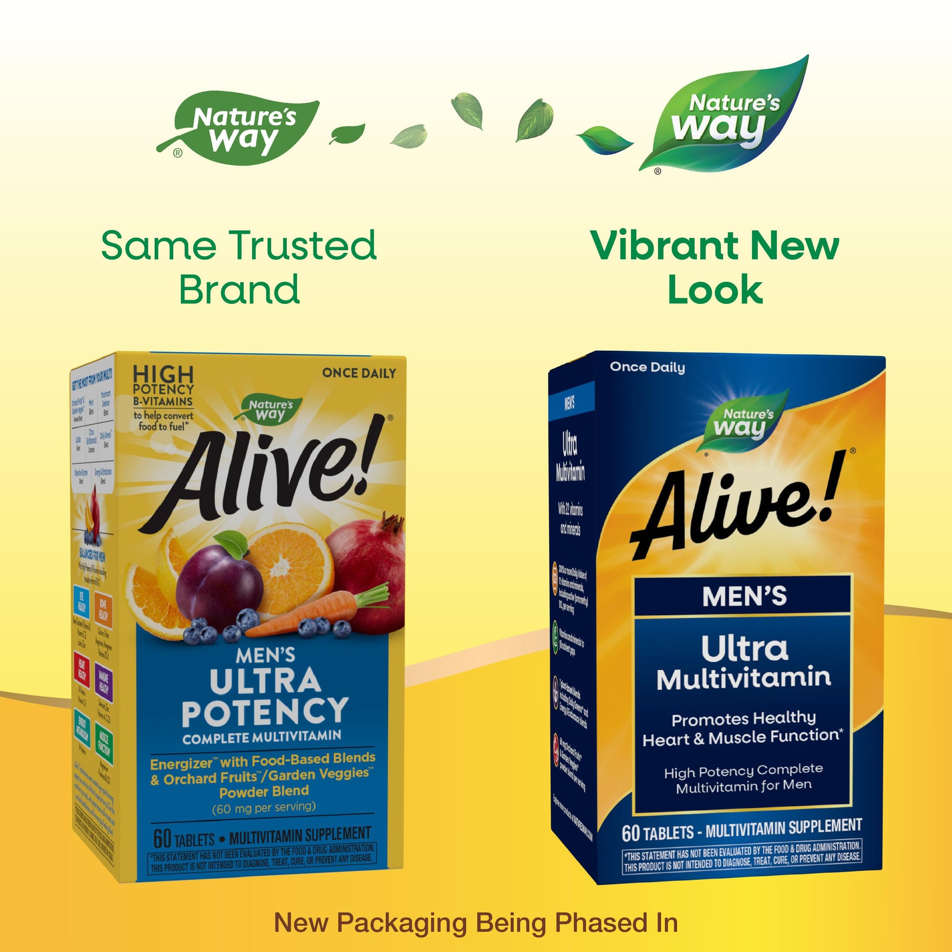 Nature's Way Alive! Men's Daily Ultra Multivitamin, High Potency Formula, Promotes Heart & Muscle Function Nature's WayBuy Supplements Australia