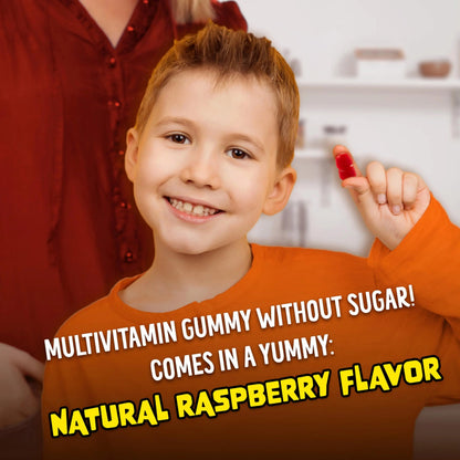 Flintstones Multivitamins for Kids, Sugar Free Kids Multivitamin Gummies, with Vitamins A, C, E, B6 & B12, Raspberry Flavored Gummy Vitamins, 60 Count Flintstones Vitamins