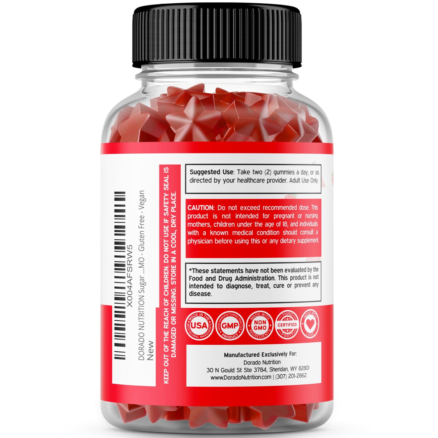 Fruit and Veggies Supplement (120 Gummies) - Premium Sugar-Free Superfood Super Green & Fruit Gummies for Adults - Immunity Support for Men & Women - Non GMO, Vegan Safe & Made in USA DORADO NUTRITIONBuy Supplements Australia
